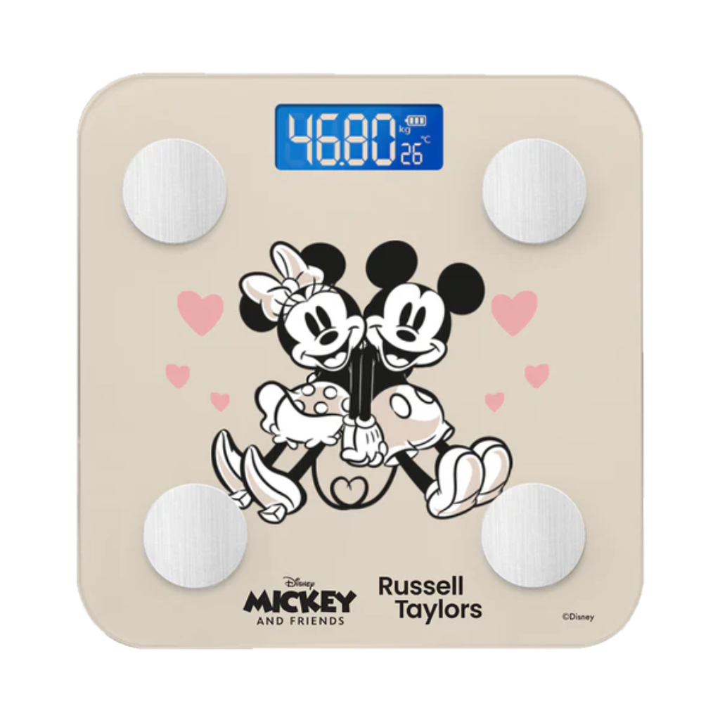 Russell Taylors Disney Mickey Retro Bluetooth Body Fat Smart Weighing Scale