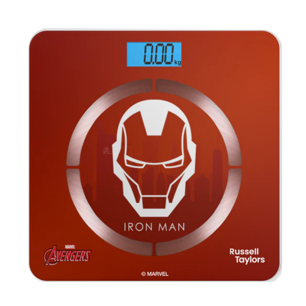 Russell Taylors Marvel Iron Man Bluetooth Body Fat Smart Weighing Scale