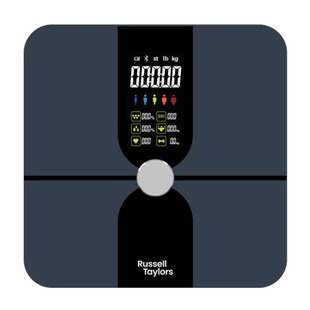Russell Taylors Bluetooth Digital Body Composition Monitor Body Fat Weighing Scale