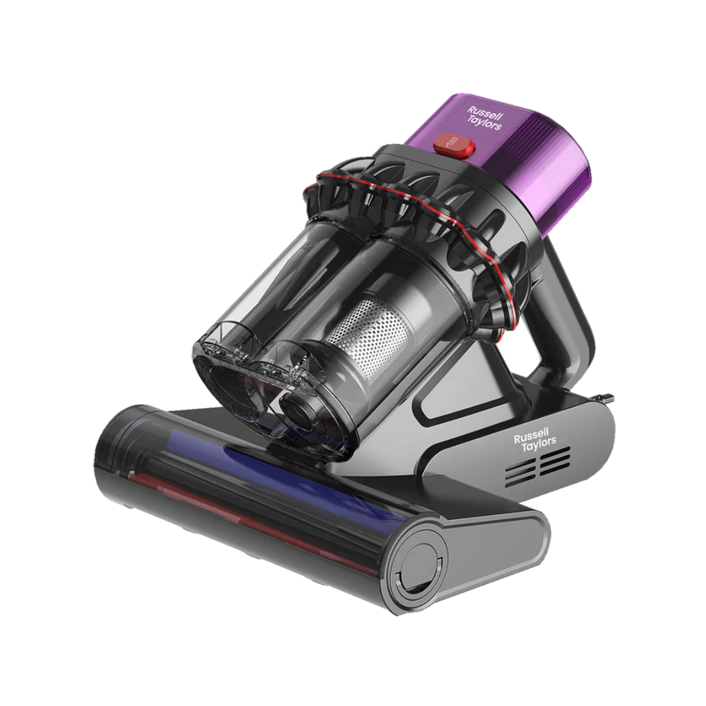 Russell Taylors Dual Cup Dust Mite Vacuum Cleaner with UV-C Light & Ultrasonic