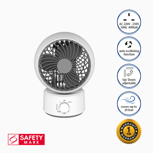 [00700308250628] Soundteoh Air Circulation Fan