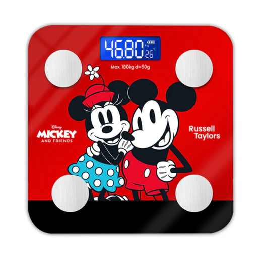 [00900406190794] Russell Taylors Disney Mickey Bluetooth Body Fat Smart Weighing Scale