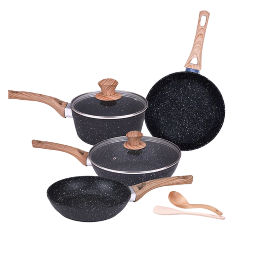 [00900406200744] Russell Taylors Bianchi Cookware 4 Piece Pots & Pans Set